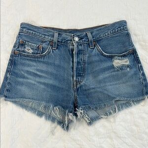 Women's Blue Denim Shorts